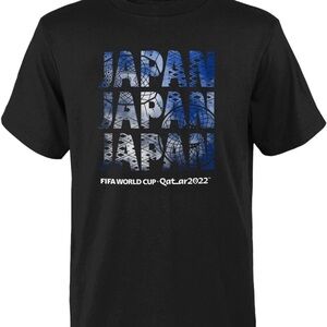 Japan FIFA World Cup Qatar 2022 Black T-Shirt